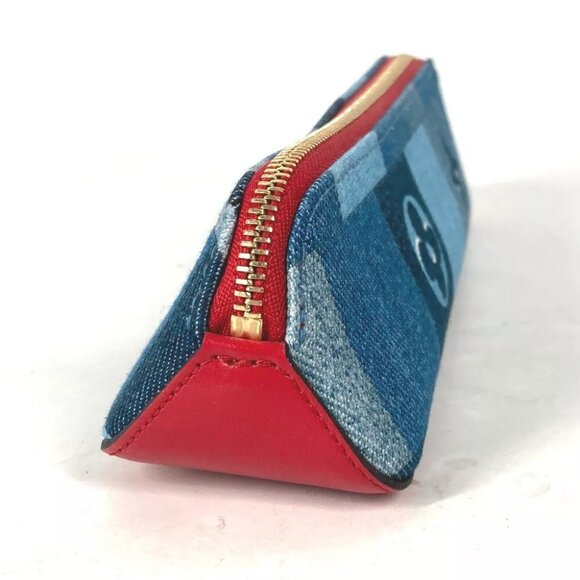 LOUIS VUITTON GI0444 MonogramDenim Trousse Elizabeth pencil case Unused - Picture 15 of 16